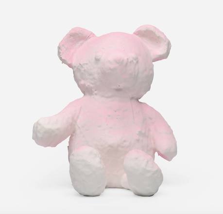 Daniel Arsham, Cracked Bear (Pink)