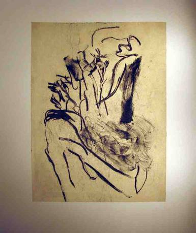 Willem de Kooning, Untitled from the Frank O'Hara book (In the deeps there is a little bird)
