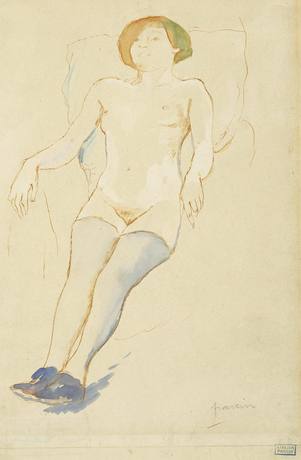 Jules Pascin, Nu allongé