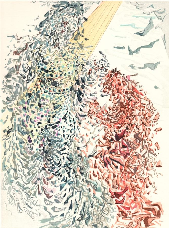 Salvador Dalí, Paradise Canto 11: The Opposition
