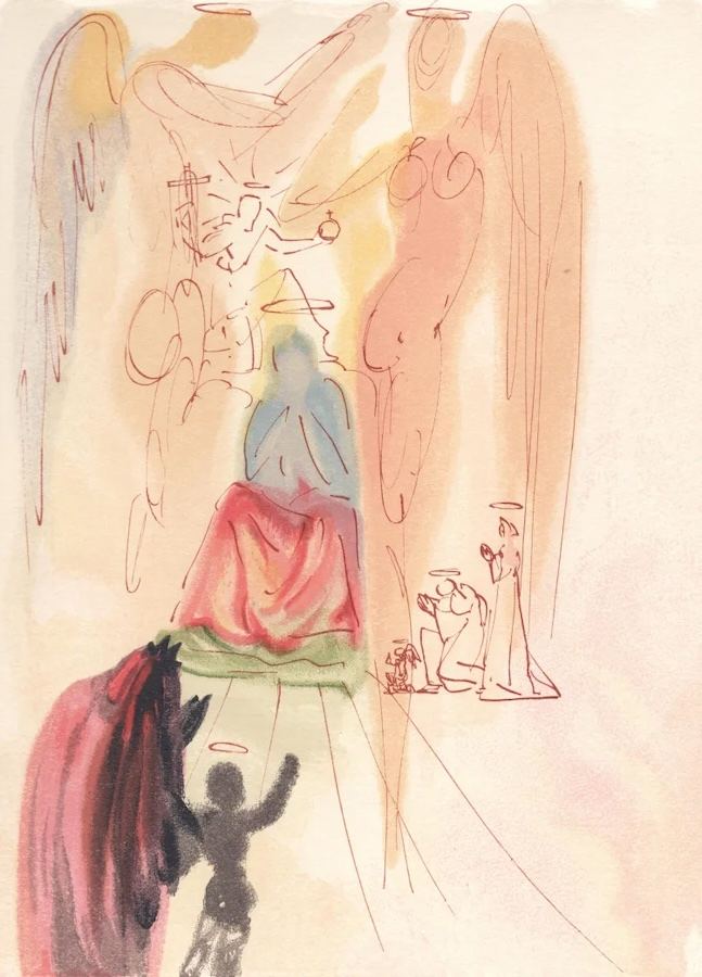 Salvador Dalí, Paradise Canto 23: The Triumph of Christ and the Virgin
