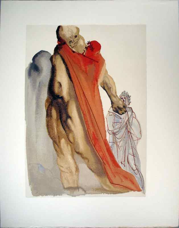 Salvador Dalí, Purgatory Canto 5: Reproaches of Virgil