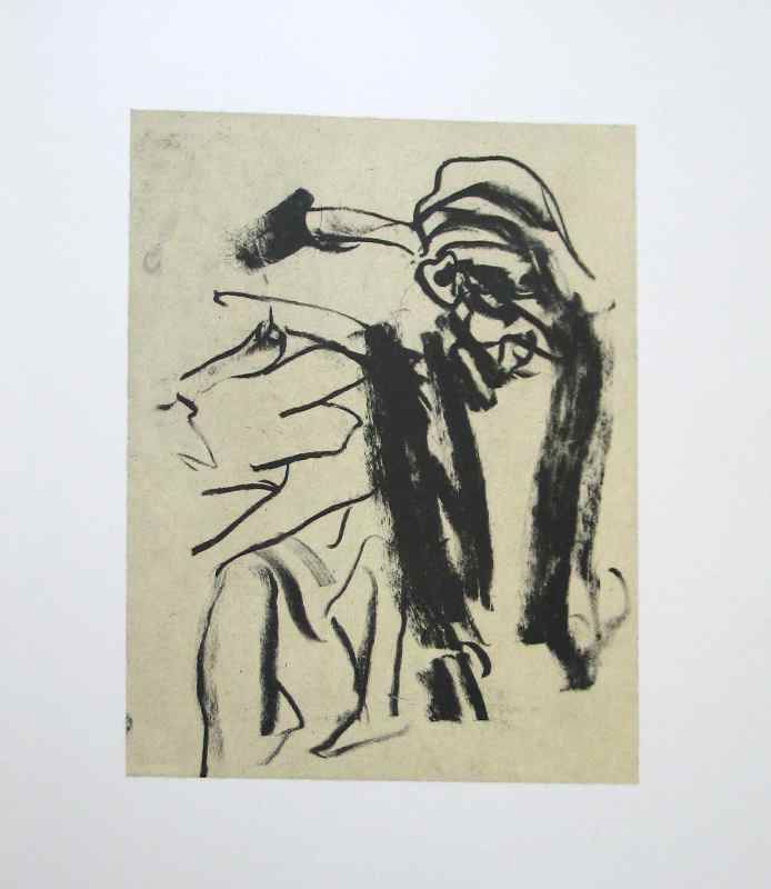 Willem de Kooning, Untitled from the Frank O'Hara book (Oh to be an angel if there were any!)