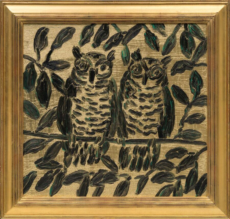 Hunt Slonem, Owls Washington
